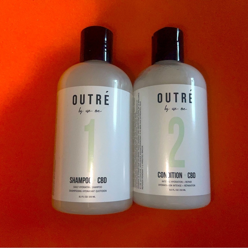 Outre Shampoo and Conditioner.